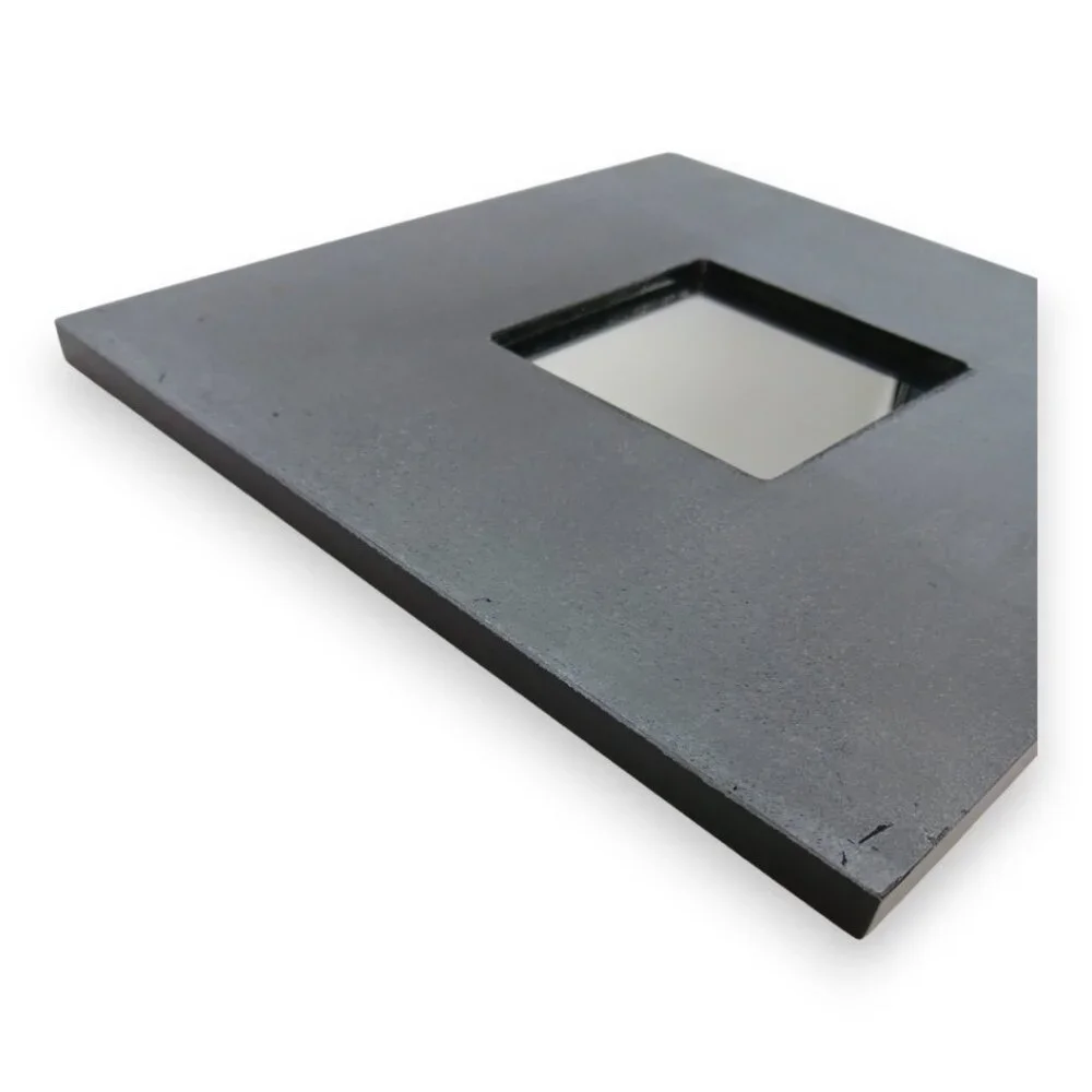 IKEA MALMA Framed Art Mirror- Square-LOVE- Gray-10x10 - Picture 7 of 9